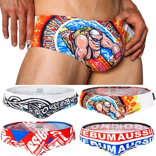 mens superman swim trunks