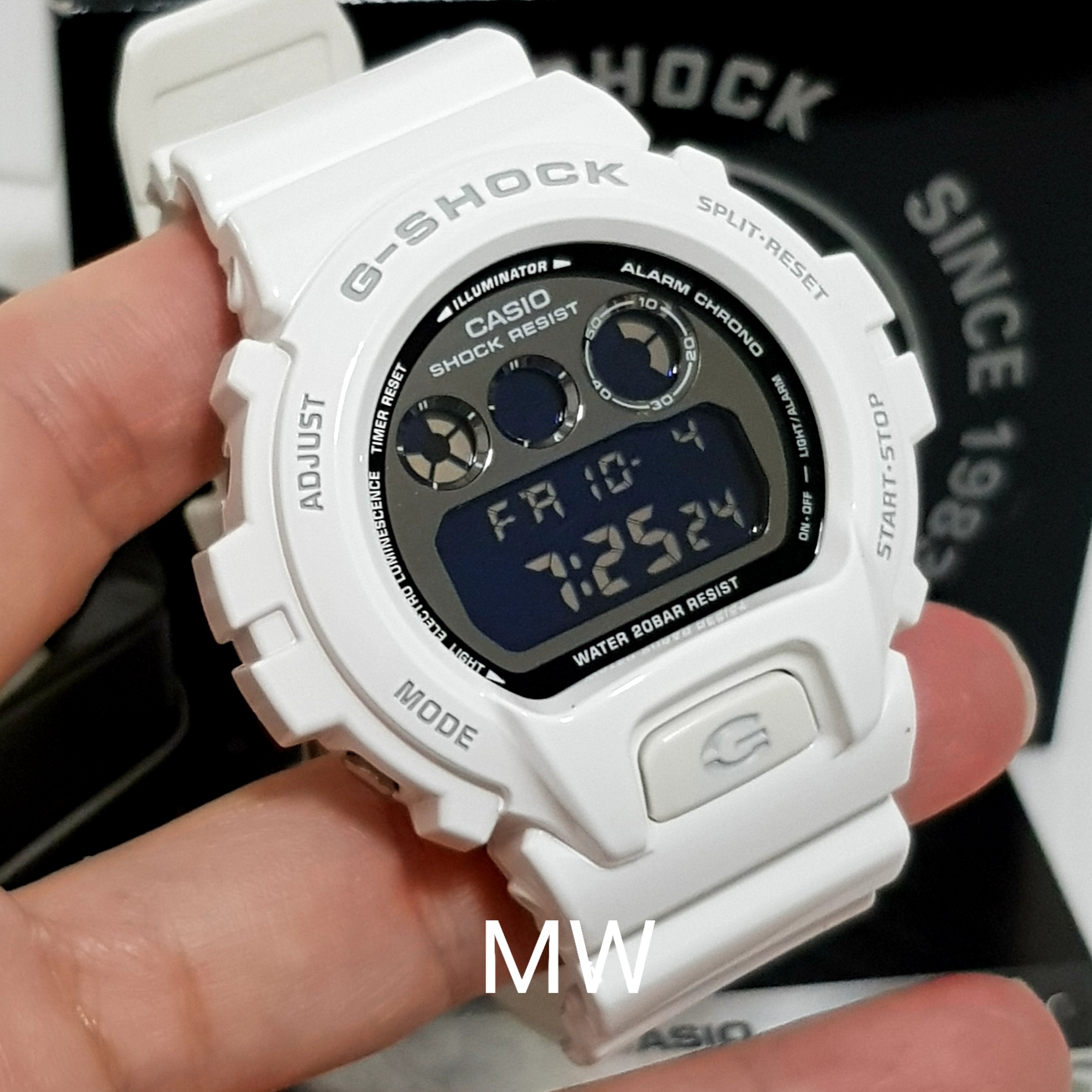 Qoo10 Casio G Shock Dw 6900nb 7 Origin White Metallic Colors Men S Watch New Watch Jewelry