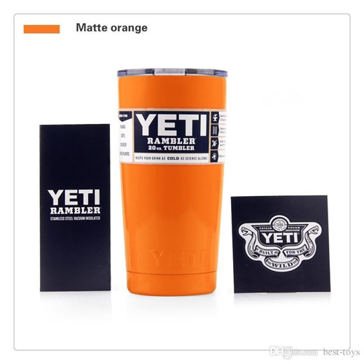 orange yeti rambler