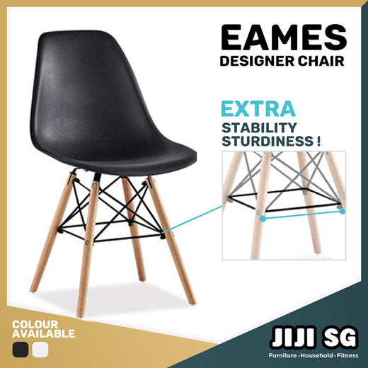 EAMES Designer Chair! ★Dining/Lounge/Gaming ★Wood/PU/PP ★Ergonomic ★Cafe ★Office