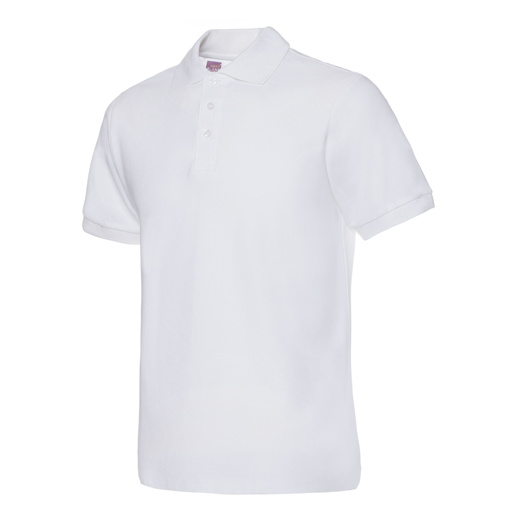 white cotton polo shirt mens