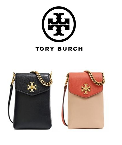 Qoo10 - TORY BURCH KIRA MIXED-MATERIALS☆COLOR-BLOCK PHONE CROSS-BODY  56328☆565... : Bag & Wallet