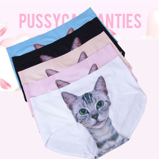 seamless cat panties