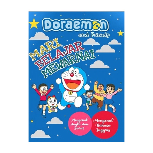 Qoo10 Mari Belajar Mewarnai Doraemon Buku Hobi