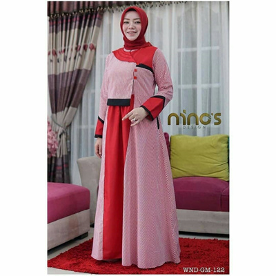 Qoo10 Dress Wanita Baju Gamis Vana Maxi Pakaian