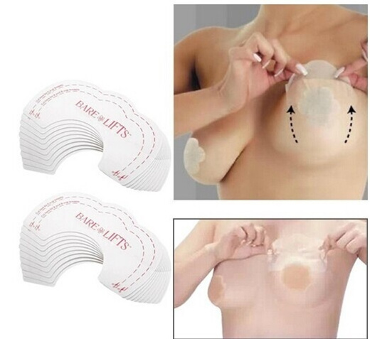 Qoo10 - 10PCS Instant Breast Lift Bra Invisible Tape Push Up Boob