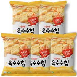 기름제로 옥수수칩, 60g, 5개