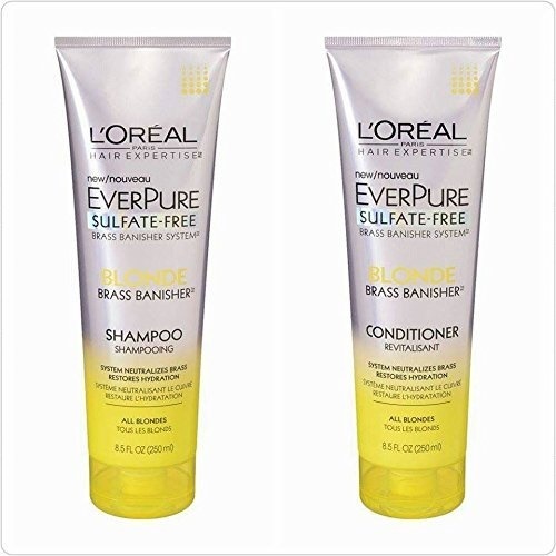 Qoo10 Loreal Paris Hair Everpure Blonde Shampoo And Conditioner 8 5 Ounce Du Hair Care