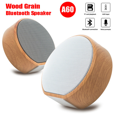 wood grain bluetooth speaker