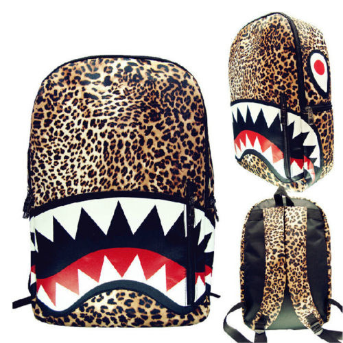 shark mouth bookbag