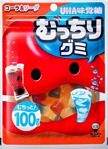 Uha味覚糖 むっちりグミ コーラソーダ 100g 10袋 Staging Resolveacademy Com