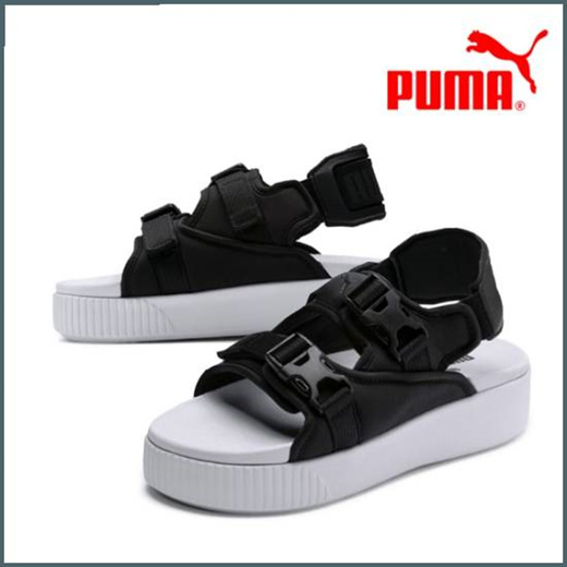 puma women's platform slide ylm sandal