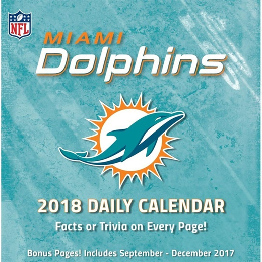 : TURNER SPORTS Miami Dolphins 2022 22X17 Desk Calendar