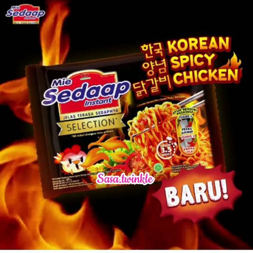 Korean chicken maggi spicy
