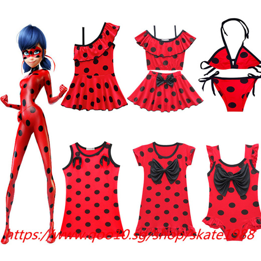 ladybug swimming costume