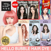 KOREA TREND COLOR [Mise en scene X Black Pink] Hello Bubble Hair Color / Hair Dye / SG Delivery