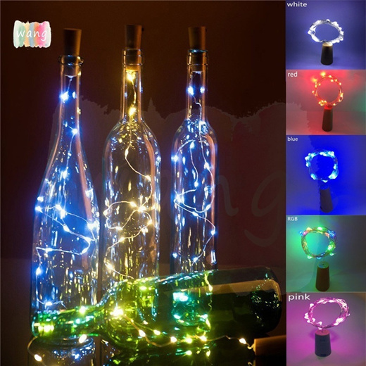 pink bottle lights