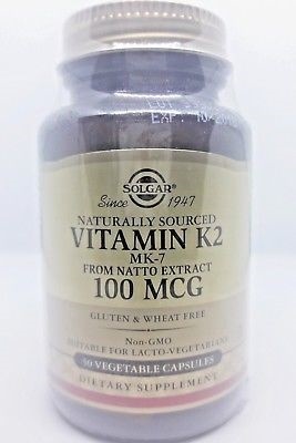 Qoo10 Solgar Vitamin K2 Mk 7 100 Mcg 50 Vegetable Capsules