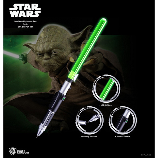 star wars lightsaber pen