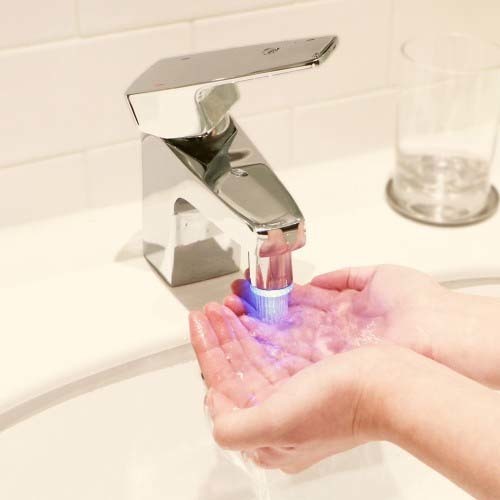 led water tap