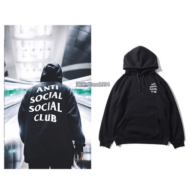 anti social social club hoodie fit