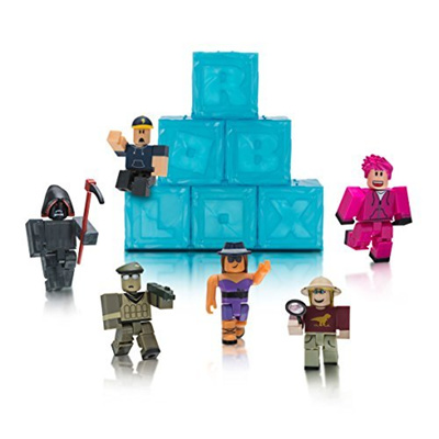 Polybag Of 2 Action Figures 4 Pack Blue Sky Mining Company Roblox Mystery Figure Series 4 Toys Games Action Figures - mountain sky roblox