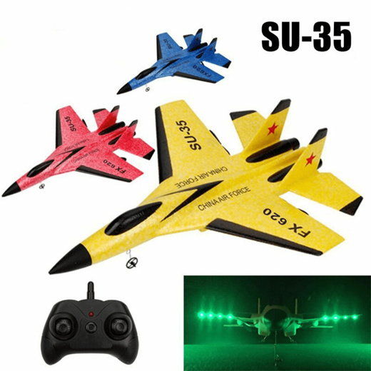 Qoo10 - Su SU35 Remote Control Aircraft Flying Bear FX620 Glider.