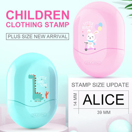 Custom-Made Baby Name Stamp DIY For Children Name Seal Student Clothes  Chapter Not Easy To