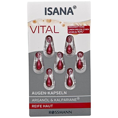 Qoo10 Isana Isana Vital Eye Capsules Pack Of 3 X 7 Capsules For 21 Appl Skin Care