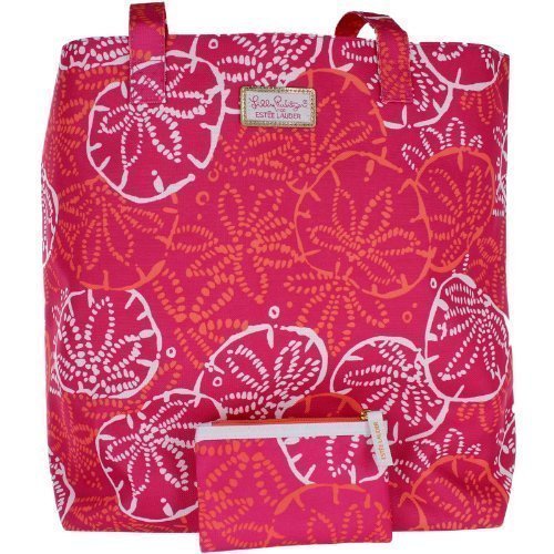 lilly pulitzer estee lauder tote