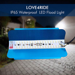 Love4ride IP65 Waterproof 220V-240V LED Flood Light 50Watt Pearl White (Pack Of 1)