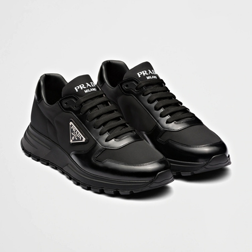 Qoo10 - In stock) Prada PRAX 01 Nylon Leather Sneakers 2EE369 3LF5 ...