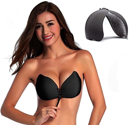 adhesive gel bra