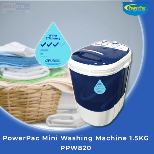 powerpac mini washing machine