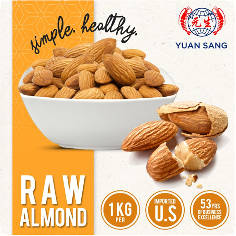 imported raw almonds