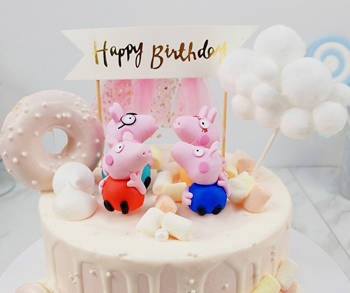 Qoo10 Peppa Pig Cake Furniture Deco