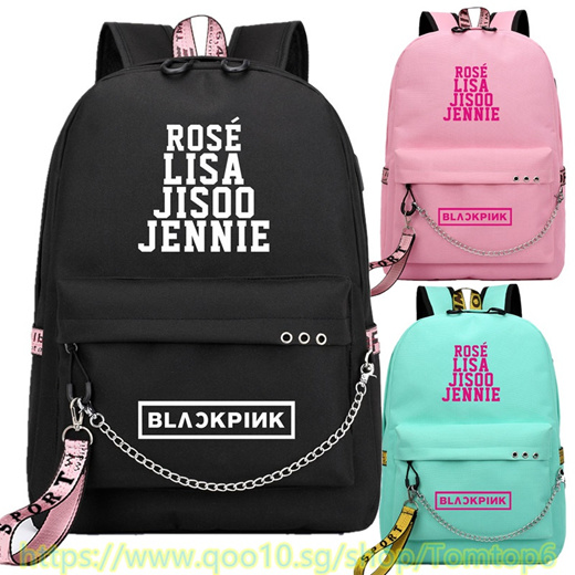 All black 2025 pink backpack