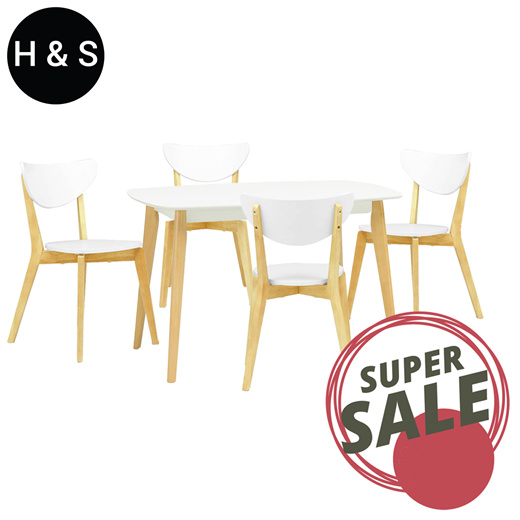 Qoo10 Quality Solid Wood Dining Set Dining Table Dining Chairs Free De Furniture Deco