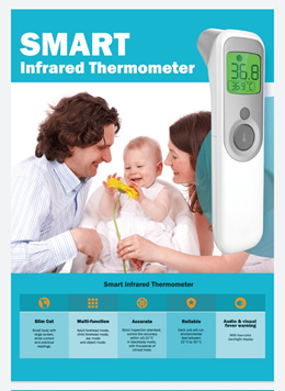 Baby Temp DuoScan Ear and Forehead Infrared Thermometer, Instant Results.  For babies, children and adults, Contact-less, Touchless, and Accurate