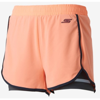 skechers shorts womens orange