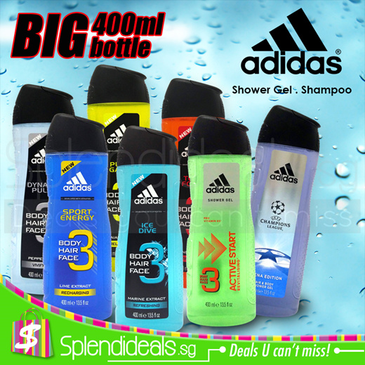 adidas 3 in 1 shower gel