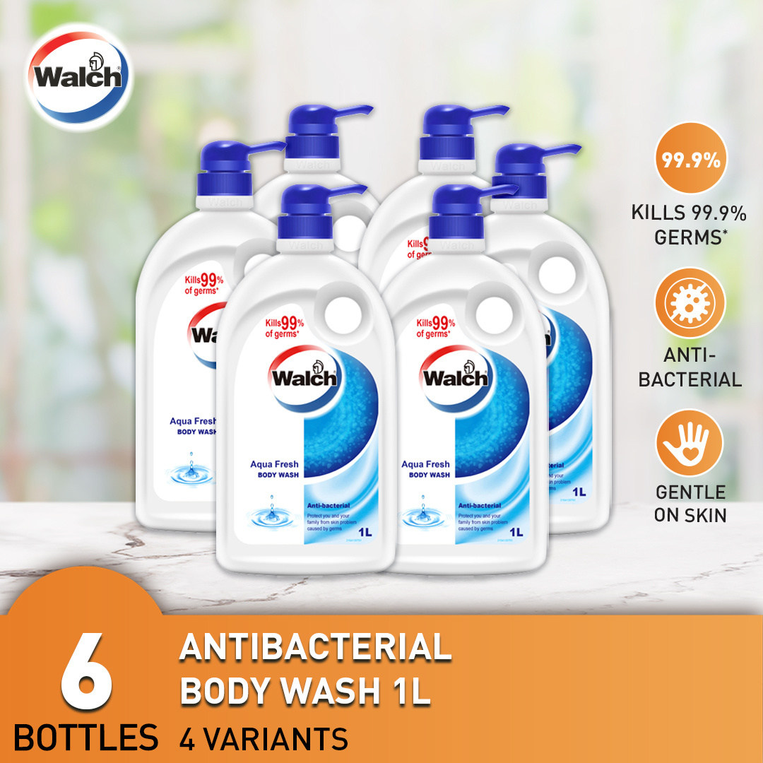 Qoo10 - Walch Antibacterial Body Wash 1L x 6 Bottles : Bath & Body