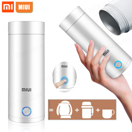 Miui Portable Electric Kettle Thermal Cup Travel Water Boiler Temperature Control Smart Water Kettle
