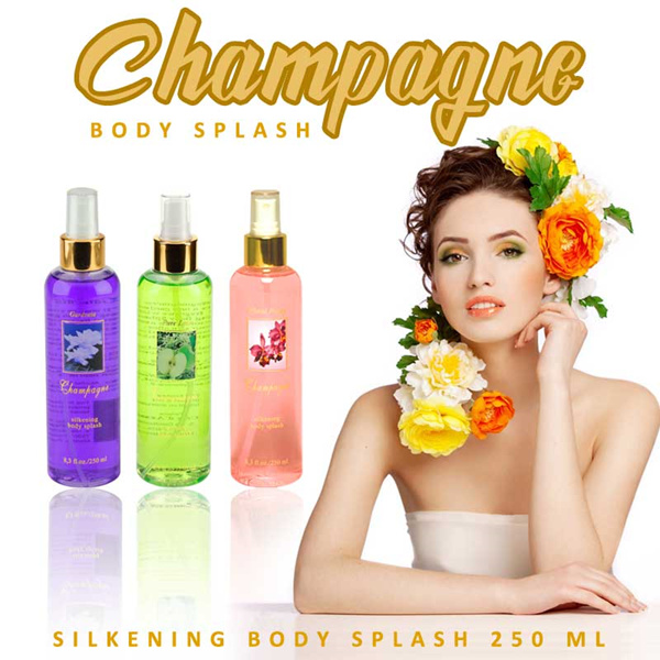 New Varian Champagne Silkening Body Splash 250 ML Deals for only Rp90.000 instead of Rp125.000