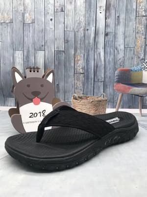 skechers sandals mens grey
