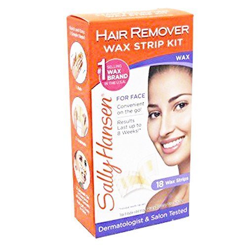 Qoo10 Sally Hansen Hair Remover Wax Strip Kit For Face