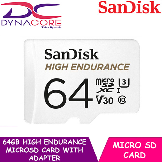 SanDisk High Endurance microSDHC Card - 64gb
