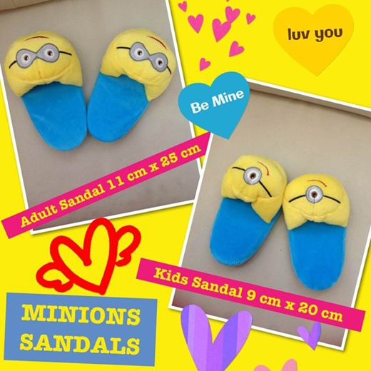 minion flip flops adults