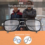 29K Tony Stark Sunglasses (Pack of 1)