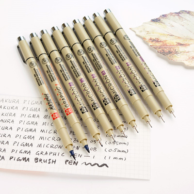 Nattosoup Studio Art And Process Blog Brush Pen Review Sakura